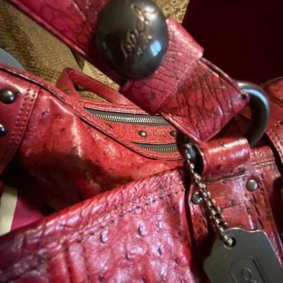 Limited Coach Lily ostrich satchel model 11160 - Picture 6 of 10